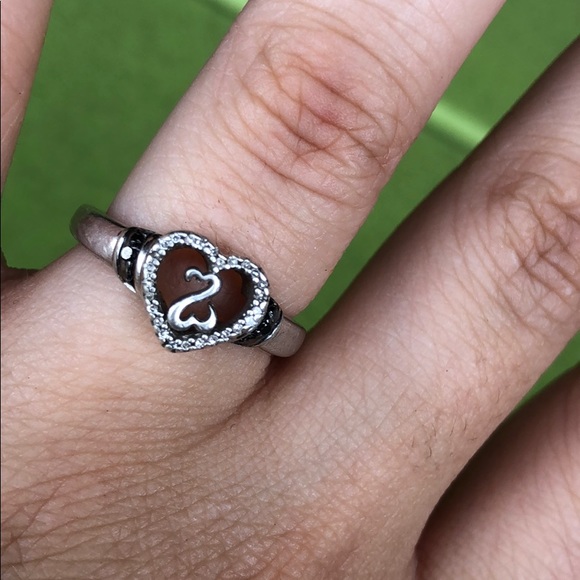 Kay jewelers open heart diamond ring. - Picture 3 of 4